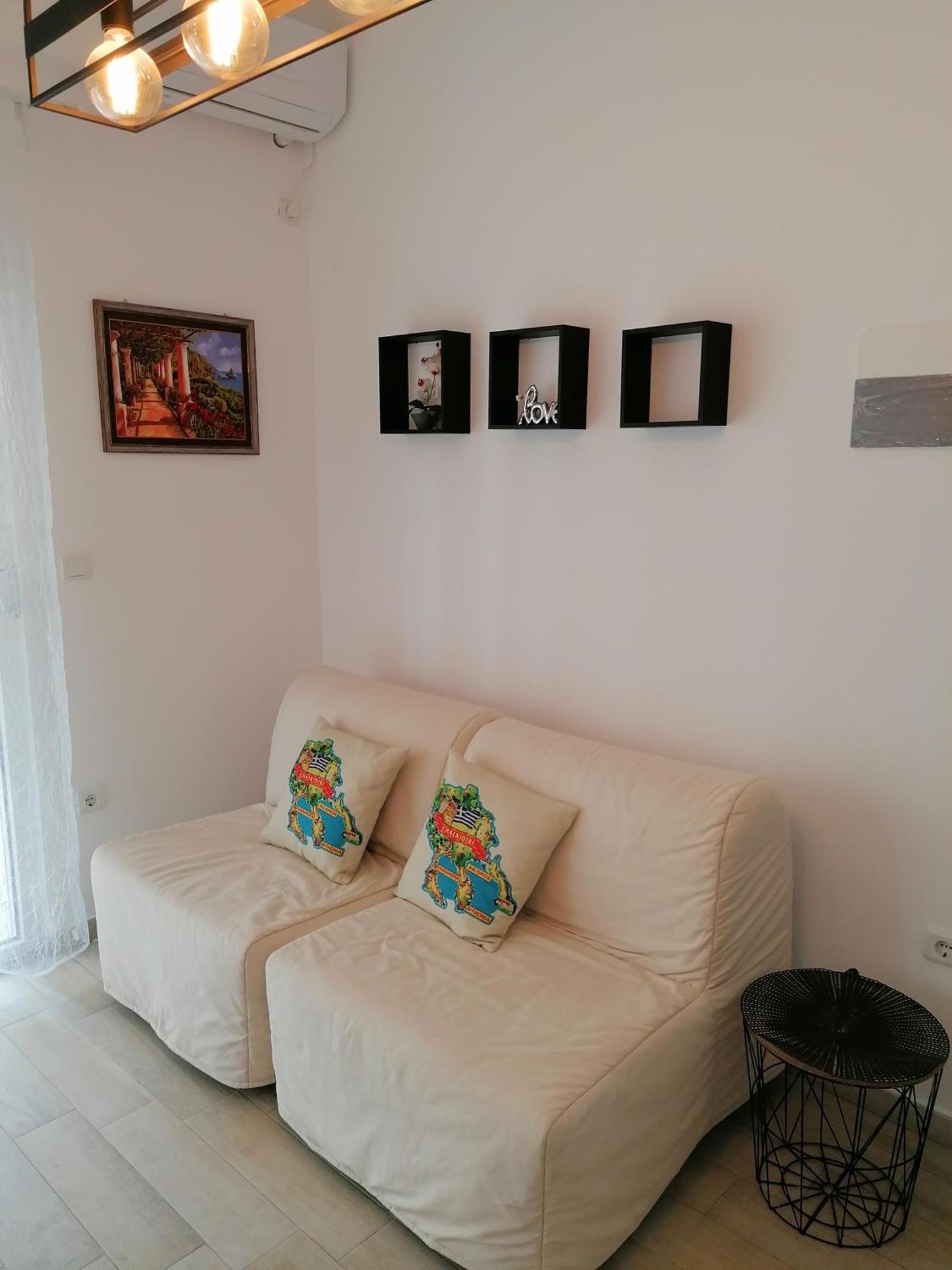 Crystal Blue Apartments Nea Kallikrateia Chambre photo